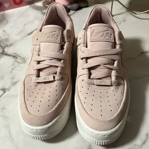 Pink Nike Air Force 1 Sage Low women’s 7